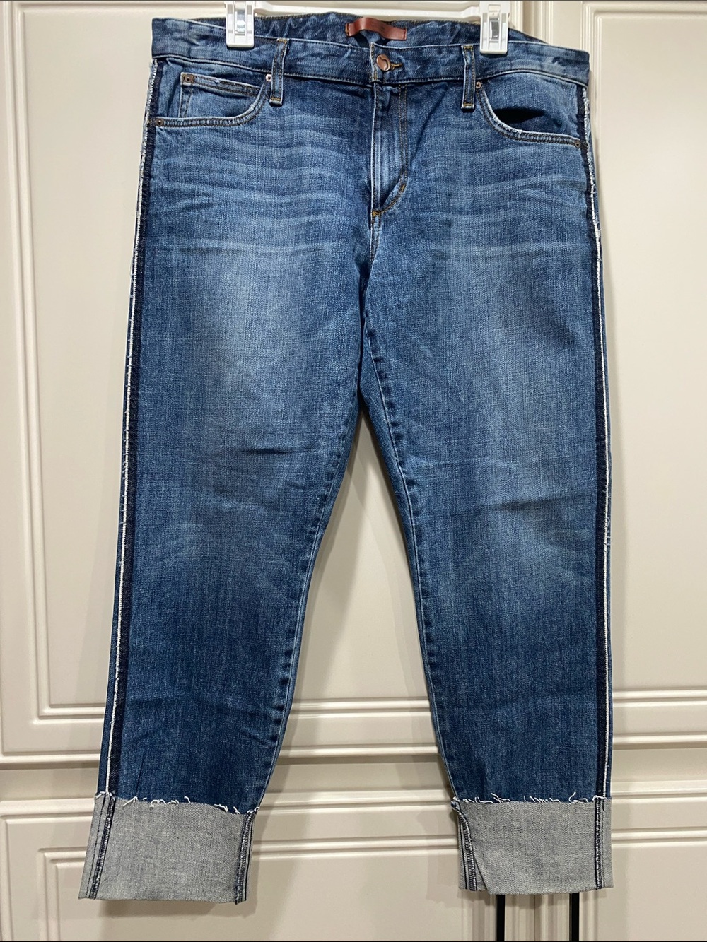 EUC joes jeans the billie slim ankle cuff jeans womens 32 collectors edition